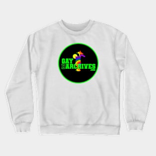 GayBarchives Circle Logo Crewneck Sweatshirt